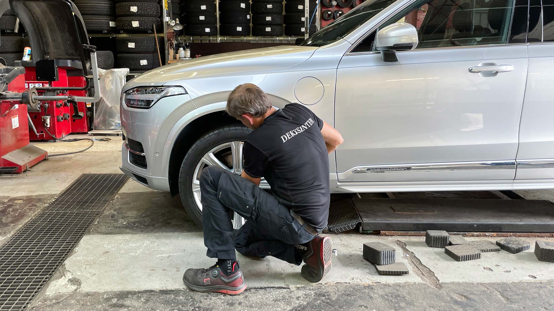 Hjulskift på volvo hos Bilservice