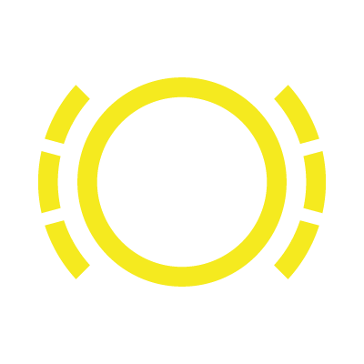 Varsellampe for bremsebelegg