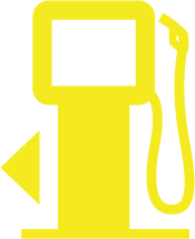 Varsellampe for lite drivstoff