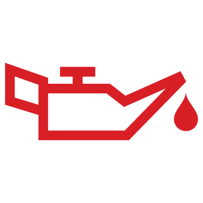 Rød varsellampe om oljetrykk